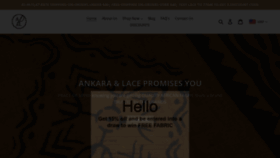 What Ankaraandlace.co website looked like in 2020 (4 years ago)