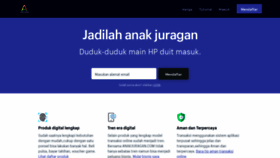 What Anakjuragan.com website looked like in 2020 (4 years ago)