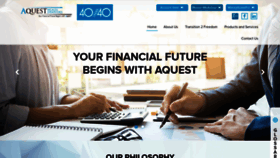 What Aquestwealth.com website looked like in 2020 (4 years ago)