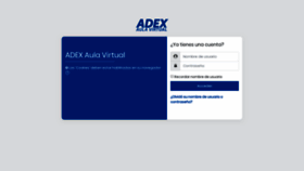 What Aulavirtual.adexperu.edu.pe website looked like in 2020 (4 years ago)
