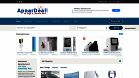What Apnardeal.com website looked like in 2020 (4 years ago)