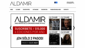 What Aldamir.com website looked like in 2020 (4 years ago)