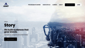 What Adnet.com website looked like in 2020 (4 years ago)