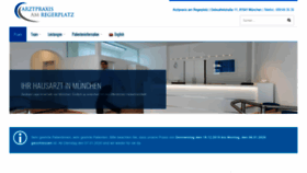 What Arztpraxis-regerplatz.de website looked like in 2020 (4 years ago)