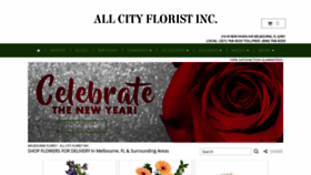 What Allcityfloristmelbourne.com website looked like in 2020 (4 years ago)