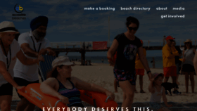What Accessiblebeaches.com website looked like in 2020 (4 years ago)
