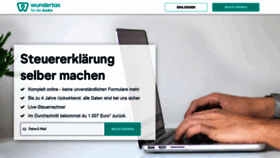 What Azubisteuererklaerung.de website looked like in 2020 (4 years ago)