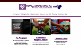 What Adoptfamilyconnections.org website looked like in 2020 (4 years ago)