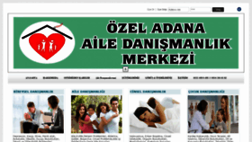 What Adanaailedanismanligi.com website looked like in 2020 (4 years ago)