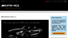 What Amg-owners-club.de website looked like in 2020 (4 years ago)