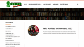 What Alumnos.cobachbcs.edu.mx website looked like in 2020 (4 years ago)