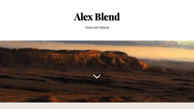 What Alexblend.net website looked like in 2020 (4 years ago)