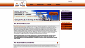 What Abu-dhabi-health-insurance.com website looked like in 2020 (4 years ago)