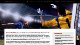 What Asiansoccerpredictions.com website looked like in 2020 (4 years ago)