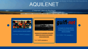 What Aquilenet.fr website looked like in 2020 (4 years ago)