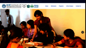 What Aridlahore.edu.pk website looked like in 2020 (4 years ago)