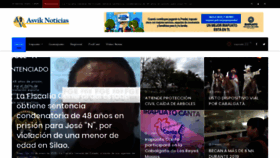 What Asviknoticias.com website looked like in 2020 (4 years ago)