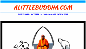 What Alittlebuddha.com website looked like in 2020 (4 years ago)