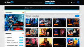 What Animeflv.net website looked like in 2020 (4 years ago)