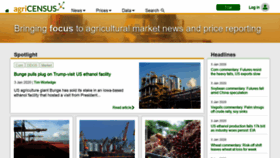 What Agricensus.com website looked like in 2020 (4 years ago)