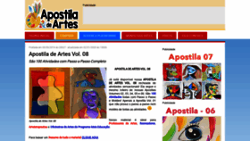 What Apostiladeartes.com.br website looked like in 2020 (4 years ago)