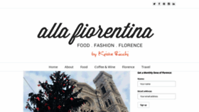 What Allafiorentina.com website looked like in 2020 (4 years ago)