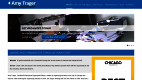 What Amytrager.com website looked like in 2020 (4 years ago)
