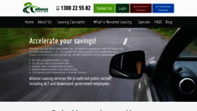 What Allianceleasing.com.au website looked like in 2020 (4 years ago)