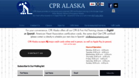What Alaskacprtraining.com website looked like in 2020 (4 years ago)