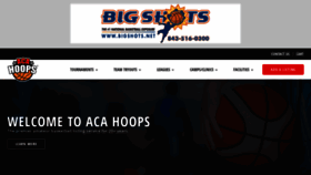 What Acahoops.com website looked like in 2020 (4 years ago)