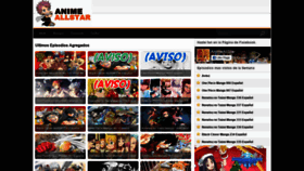 What Animeallstarhd.com website looked like in 2020 (4 years ago)