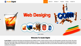 What Acadedigital.com website looked like in 2020 (4 years ago)