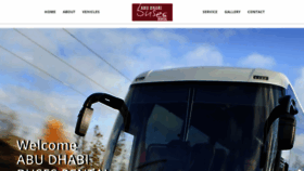 What Abudhabibuses.com website looked like in 2020 (4 years ago)