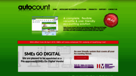 What Autocount.sg website looked like in 2020 (4 years ago)