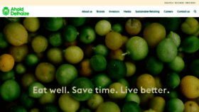 What Aholddelhaize.nl website looked like in 2020 (5 years ago)