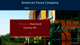 What Americanfencecompany.com website looked like in 2020 (4 years ago)