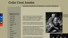 What Aussiedogusa.com website looked like in 2020 (4 years ago)