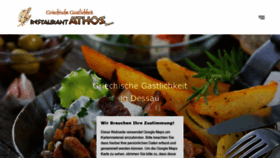 What Athos-dessau.de website looked like in 2020 (4 years ago)