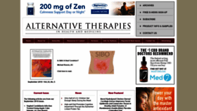 What Alternative-therapies.com website looked like in 2020 (4 years ago)