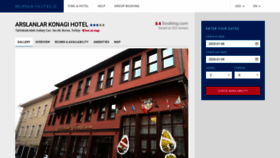 What Arslanlar-konagi.bursa-hotels.com website looked like in 2020 (4 years ago)