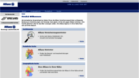 What Allianz-versicherungsvertreter.de website looked like in 2020 (4 years ago)