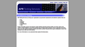 What Aprtestingservices.com website looked like in 2020 (4 years ago)