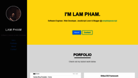 What About.phamvanlam.com website looked like in 2020 (4 years ago)