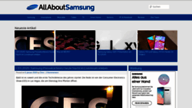 What Allaboutsamsung.de website looked like in 2020 (4 years ago)