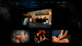 What Allsporthealth.ca website looked like in 2020 (4 years ago)