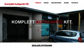 What Autoszerviz-muszakivizsgabazis.hu website looked like in 2020 (4 years ago)