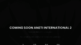 What Aneti-international.tn website looked like in 2020 (4 years ago)