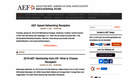 What Aefdc.org website looked like in 2020 (4 years ago)