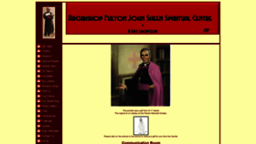 What Archbishopfultonsheencentre.com website looked like in 2020 (4 years ago)