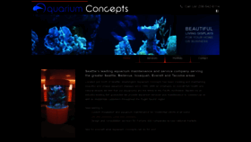What Aquariumconcepts.com website looked like in 2020 (4 years ago)